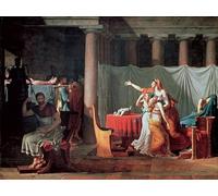 XcBAIHOUD Famous Painting Art Print Poster Canvas Prints Lictors Bearing to Brutus the Bodies of His Sons by Jacques Louis David Picture Mural for Room Decor 60x90cm