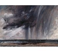 XcBAIHOUD Famous Painting Art Print Poster Canvas Prints Rainstorm Over the Sea by John Constable Picture Mural for Room Decor 60x90cm