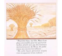 XcBAIHOUD Famous Painting Art Print Poster Canvas Prints Ruth Was Advised to Follow the Harvesters of Boaz by Francois Louis Schmied Picture Mural for Room Decor 60x90cm