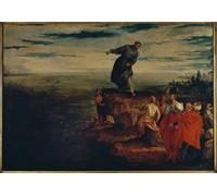 XcBAIHOUD Famous Painting Art Print Poster Canvas Prints StPreaching to the Fish by Paolo Veronese Picture Mural for Room Decor 60x90cm