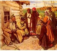 XcBAIHOUD Famous Painting Art Print Poster Canvas Prints Tales of War by Sergei Arsenievich Vinogradov Picture Mural for Home Decor 60x90cm
