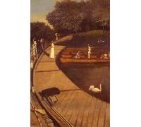 XcBAIHOUD Famous Painting Art Print Poster Canvas Prints the Boating Pond Battersea Park by Walter Greaves Picture Mural for Room Decor 60x90cm