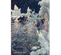 XcBAIHOUD Famous Painting Art Print Poster Canvas Prints the Good Little Sister Cut off Her Own Tiny Finger Fitted It Into the Lock by Arthur Rackham Picture Mural for Home Decor 60x90cm