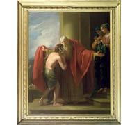 XcBAIHOUD Famous Painting Art Print Poster Canvas Prints the Return of the Prodigal Son by Benjamin West Picture Mural for Room Decor 60x90cm