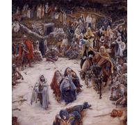 XcBAIHOUD Famous Painting Art Print Poster Canvas Prints What Our Saviour Saw From the Cross Jacques Picture Mural for Home Decor 60x90cm