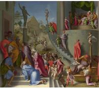 XcBAIHOUD Famous Painting Art Print Poster Canvas Prints with Jacob in Egypt From Scenes by Jacopo Pontormo Picture Mural for Room Decor 60x90cm