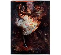 XcBAIHOUD Famous Painting Famous Art Minimalist Prints Christian Fights with Apollyon From the Pilgrims Progress by Byam Liston Shaw Art Canvas Murals for Room Decor 60x90cm