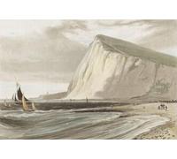 XcBAIHOUD Famous Painting Famous Art Minimalist Prints Dover From Shakespeare Cliff by William Daniell Art Canvas Murals for Home Decor 60x90cm