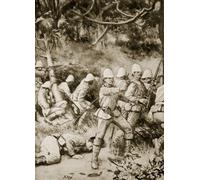 XcBAIHOUD Famous Painting Famous Art Minimalist Prints Fighting a Road Through the Forest on the Way to Coomassie by Henry Paget Art Canvas Murals for Home Decor 60x90cm