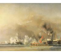 XcBAIHOUD Famous Painting Famous Art Minimalist Prints King Louis-philippe Escorting Queen Aboard the Royal Yacht by Eugene Isabey Art Canvas Murals for Room Decor 60x90cm