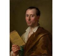XcBAIHOUD Famous Painting Famous Art Minimalist Prints Portrait of Johann Joachim Winckelmann by Anton Raphael Mengs Art Canvas Murals for Home Decor 60x90cm