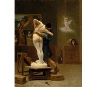 XcBAIHOUD Famous Painting Famous Art Minimalist Prints Pygmalion and Galatea by Jean Leon Gerome Art Canvas Murals for Room Decor 60x90cm