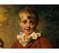 XcBAIHOUD Famous Painting Famous Art Minimalist Prints The Binning Children Sir Henry Raeburn Art Canvas Murals for Home Decor 60x90cm