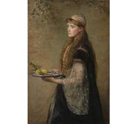 XcBAIHOUD Famous Painting Famous Art Minimalist Prints the Captive by John Everett Millais Art Canvas Murals for Room Decor 60x90cm