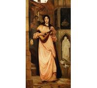 XcBAIHOUD Famous Painting Famous Art Minimalist Prints the Minstrel by Kate Elizabeth Bunce Art Canvas Murals for Home Decor 60x90cm