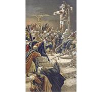 XcBAIHOUD Famous Painting Famous Art Minimalist Prints the Penitent Thief From the Life of Our Lord Jesus Christ by Jacques Art Canvas Murals for Home Decor 60x90cm