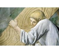 XcBAIHOUD Famous Painting Famous Art Minimalist Prints Transport of the Sacred Wood by Piero Della Francesca Art Canvas Murals for Home Decor 60x90cm
