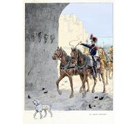 XcBAIHOUD Famous Painting Modern Artwork Classic Canvas Painting Illustration From the Book a La Gloire Des Betes Text Printed Paintings for Home Decor 60x90cm