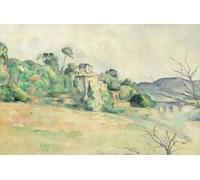 XcBAIHOUD Famous Painting Modern Artwork Classic Canvas Painting Landscape in the Midi by Paul Cézanne Printed Paintings for Room Decor 60x90cm