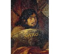 XcBAIHOUD Famous Painting Modern Artwork Classic Canvas Painting Self portrait of the Painter Detail From the Battle Between Christians and Turks by Salvator Rosa for Home Decor 60x90cm