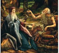 XcBAIHOUD Famous Painting Modern Artwork Classic Canvas Painting St Paul Detail From the Isenheim Altarpiece by Matthias Grünewald Printed Paintings for Room Decor 60x90cm