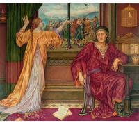 XcBAIHOUD Famous Painting Modern Artwork Classic Canvas Painting the Gilded Cage by Evelyn De mrgans Printed Paintings for Home Decor 60x90cm