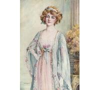 XcBAIHOUD Famous Painting Modern Artwork Classic Canvas Painting the Merry Widow Madame Sonia by Famous Artist Printed Paintings for Room Decor 60x90cm