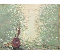 XcBAIHOUD Famous Painting Modern Canvas Prints Animal Pictures Douarnenez Reflections on the Sea by Emile Bernard Vintage Poster for Room Decor 60x90cm
