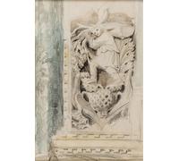 XcBAIHOUD Famous Painting Modern Canvas Prints Animal Pictures First of the Months' Sculptures St Mark's Venice by John Ruskin Vintage Poster for Home Decor 60x90cm