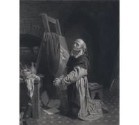 XcBAIHOUD Famous Painting Modern Canvas Prints Animal Pictures Fra Angelico by Peter Graham Vintage Poster for Home Decor 60x90cm