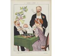 XcBAIHOUD Famous Painting Modern Canvas Prints Animal Pictures Illustration for the Laugh by Jacques Wely Vintage Poster for Home Decor 60x90cm