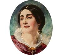 XcBAIHOUD Famous Painting Modern Canvas Prints Animal Pictures l'onorevole signora Caroline Lady Stirling William Etty Vintage Poster for Home Decor 60x90cm