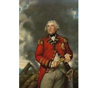 XcBAIHOUD Famous Painting Modern Canvas Prints Animal Pictures Lord Heathfield with the Key of the Fortress of Gibraltar in His Hand by Joshua Reynolds Vintage Poster for Home Decor 60x90cm