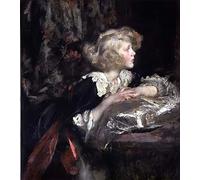 XcBAIHOUD Famous Painting Modern Canvas Prints Animal Pictures Portrait of Lady Manners by Jebusa Shannon Vintage Poster for Room Decor 60x90cm