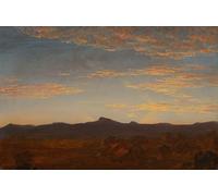 XcBAIHOUD Famous Painting Modern Canvas Prints Animal Pictures Study for Catskill Creek by Thomas Cole Vintage Poster for Room Decor 60x90cm