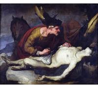 XcBAIHOUD Famous Painting Modern Canvas Prints Animal Pictures the Good Samaritan by Famous Artist Vintage Poster for Home Decor 60x90cm