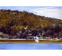 XcBAIHOUD Famous Painting Pictures Printed Wall Art Graffiti il Camp Sirius Cove Tom Roberts Posters and Prints for Home Decor 60x90cm