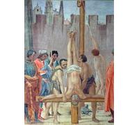 XcBAIHOUD Famous Painting Pictures Printed Wall Art Graffiti Martyrdom of St Peter by Filippino Lippi Posters and Prints for Room Decor 60x90cm