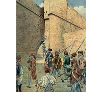 XcBAIHOUD Famous Painting Pictures Printed Wall Art Graffiti Napoleon I Bonaparte Scouted At the Fort Square of Antibes on August Posters and Prints for Home Decor 60x90cm