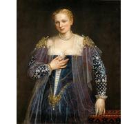 XcBAIHOUD Famous Painting Pictures Printed Wall Art Graffiti Portrait of a Venetian Woman Nani by Paolo Veronese Posters and Prints for Home Decor 60x90cm