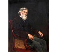 XcBAIHOUD Famous Painting Pictures Printed Wall Art Graffiti Professor Alexander W. Williamson by John Collier Posters and Prints for Room Decor 60x90cm