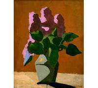 XcBAIHOUD Famous Painting Pictures Printed Wall Art Graffiti the Lilacs by Edouard Vuillard Posters and Prints for Home Decor 60x90cm