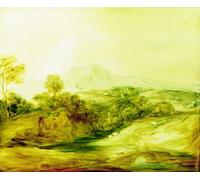 XcBAIHOUD Famous Painting Pictures Printed Wall Art Graffiti Wooded River Landscape with Figures on a Bridge by Gainsborough Posters and Prints for Room Decor 60x90cm