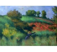 XcBAIHOUD Famous Pictures Printed Wall Art Graffiti Flowering Landscape by Aristide Maillol Posters and Prints for Home Decor 60x90cm