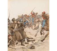 XcBAIHOUD Famous Pictures Printed Wall Art Graffiti French Military During the Napoleon Campaigns Nicknamed Marie Louise in Posters and Prints for Home Decor 60x90cm