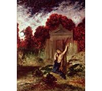 XcBAIHOUD Famous Pictures Printed Wall Art Graffiti Orpheus At the Tomb of Eurydice by Gustave Moreau Posters and Prints for Home Decor 60x90cm