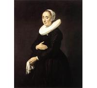 XcBAIHOUD Famous Pictures Printed Wall Art Graffiti Portrait of a Woman Frans Hals Posters and Prints for Home Decor 60x90cm