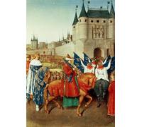 XcBAIHOUD Famous Pictures Printed Wall Art Graffiti the Arrival of Charles V in Paris by Jean Fouquet Posters and Prints for Room Decor 60x90cm