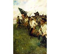 XcBAIHOUD Famous Pictures Printed Wall Art Graffiti The Nation Makers Howard Pyle Posters and Prints for Home Decor 60x90cm