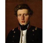 XcBAIHOUD Famous Pictures Printed Wall Art Graffiti Valdemar Hjartvar Købke the Artist's Brother by Christen Købke Posters and Prints for Home Decor 60x90cm